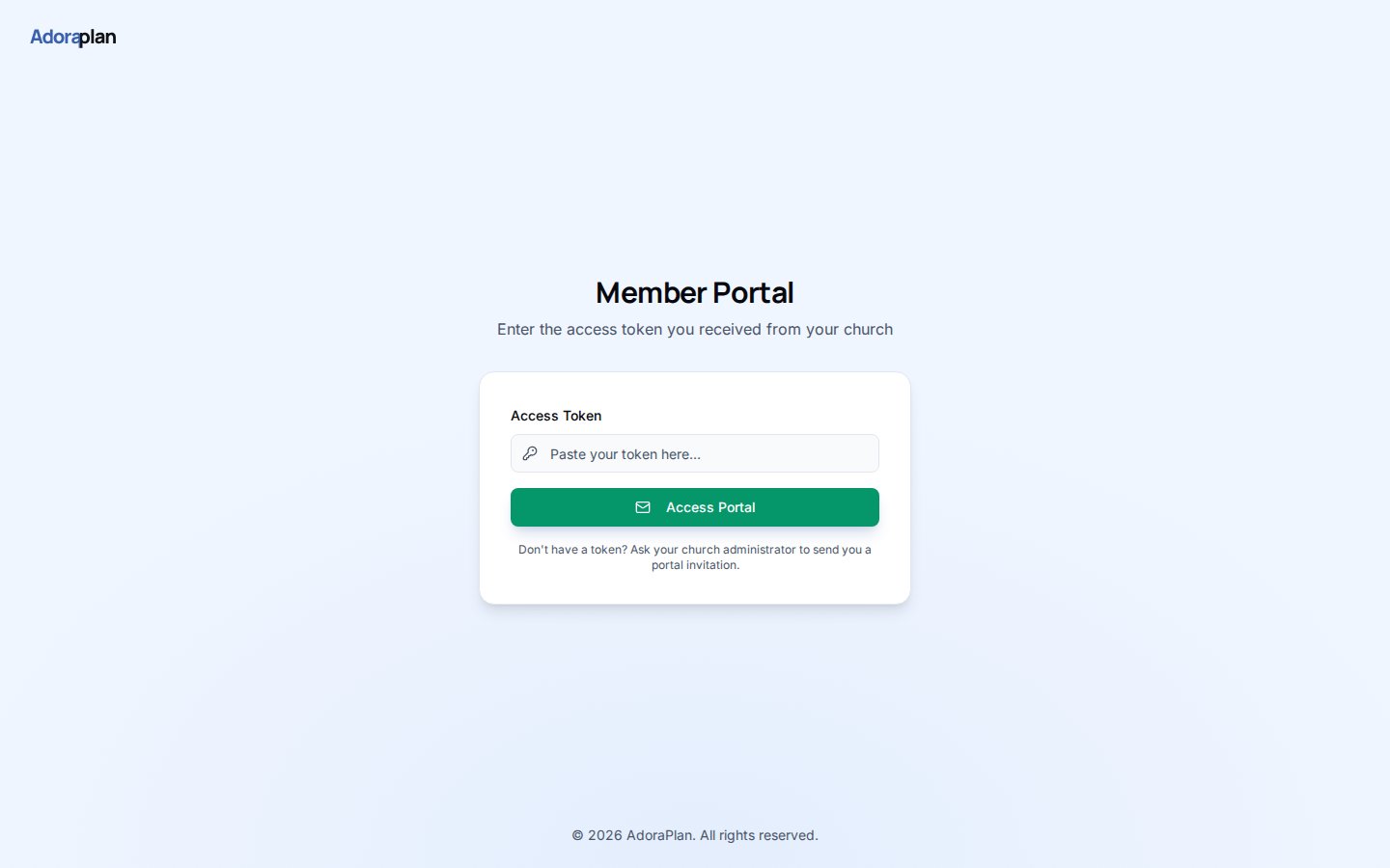 Member portal profile page with editable contact fields