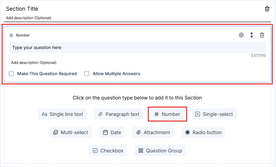 Number field example