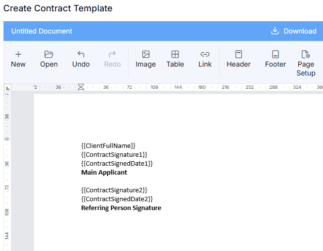 Final example with multiple signatures