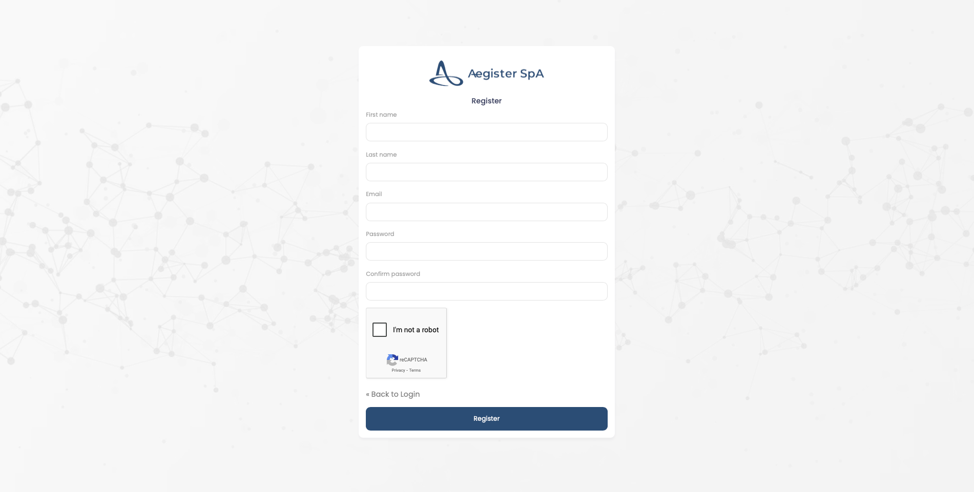 Modulo registrazione