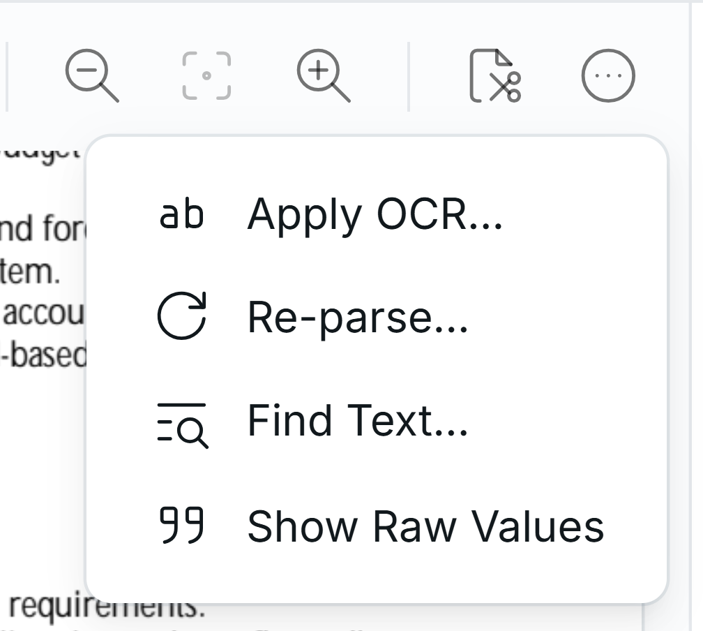 Apply OCR to Document