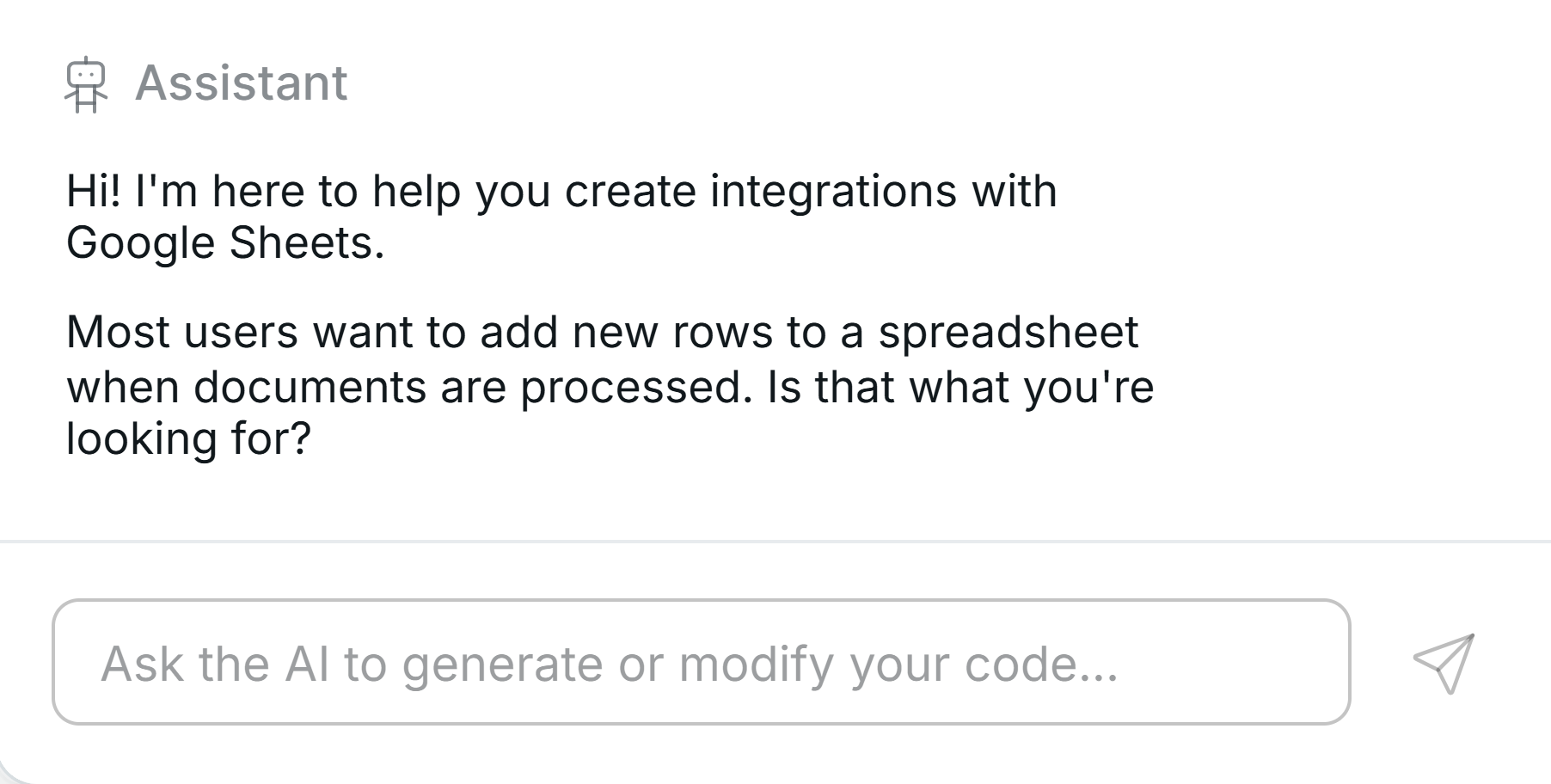 Integration Assistant