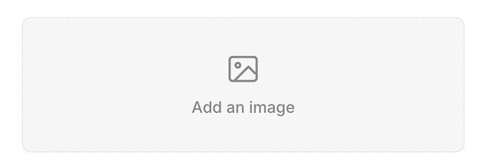 Image block rendering a hosted image or preset asset inside the cart drawer
