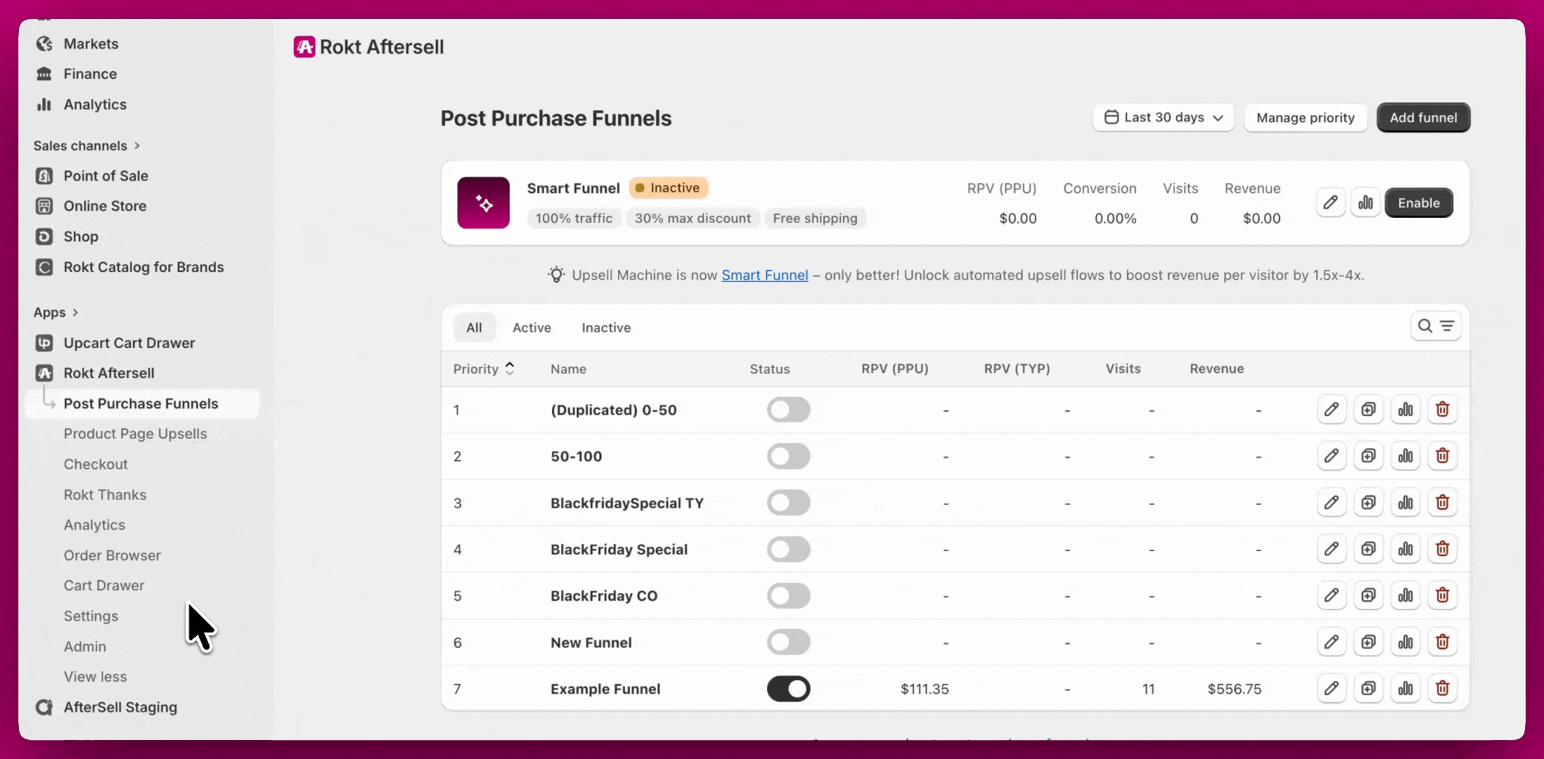 Replacement Upsell Beta failsafe in the Order Browser