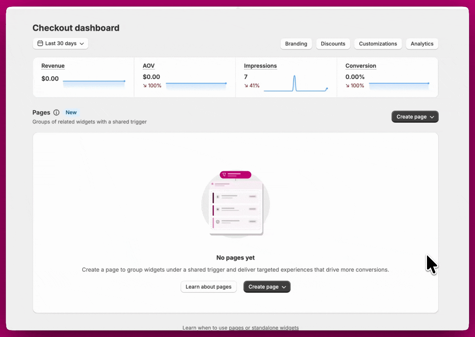 Checkout guided setup Goal step listing recommended goals to choose from
