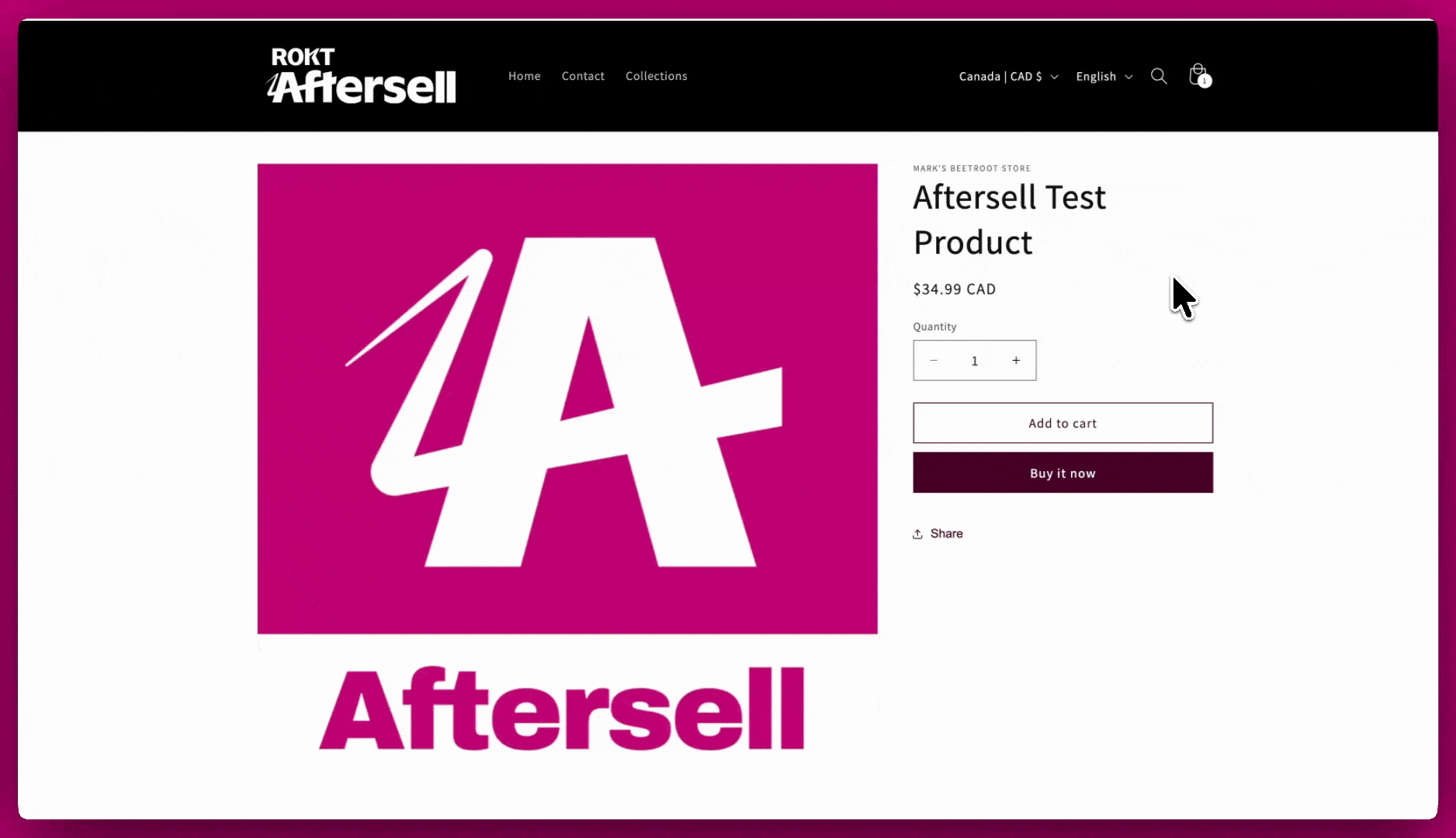 Pasting the Level 2 cart icon script into Upcart Custom HTML using the cart-icon-bubble-custom selector