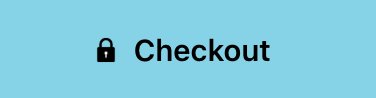 Black padlock with keyhole beside Checkout on a light blue button