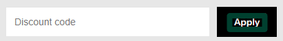 Discount code field with the Apply button highlighted