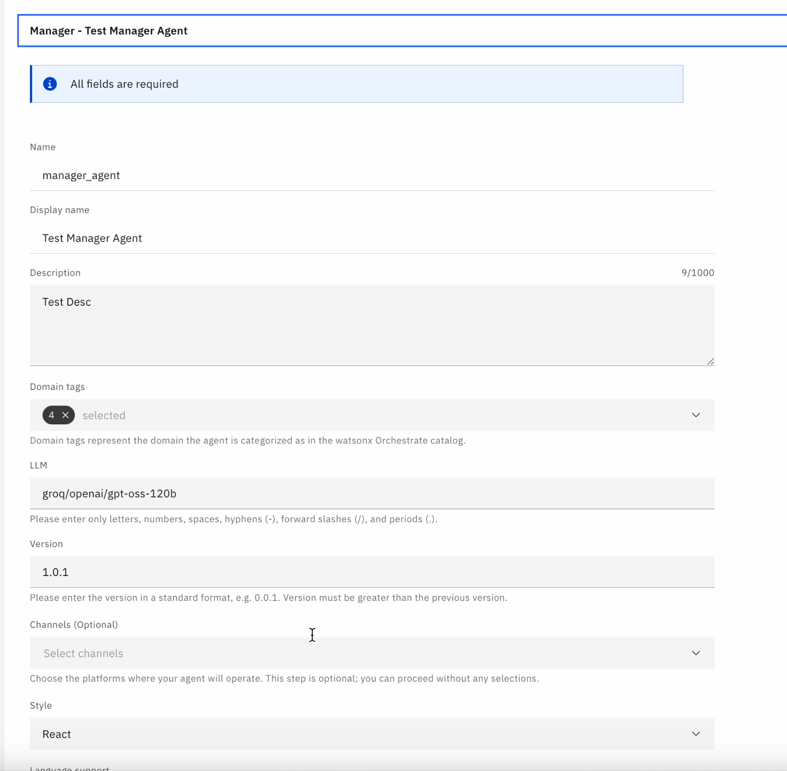 Native web form