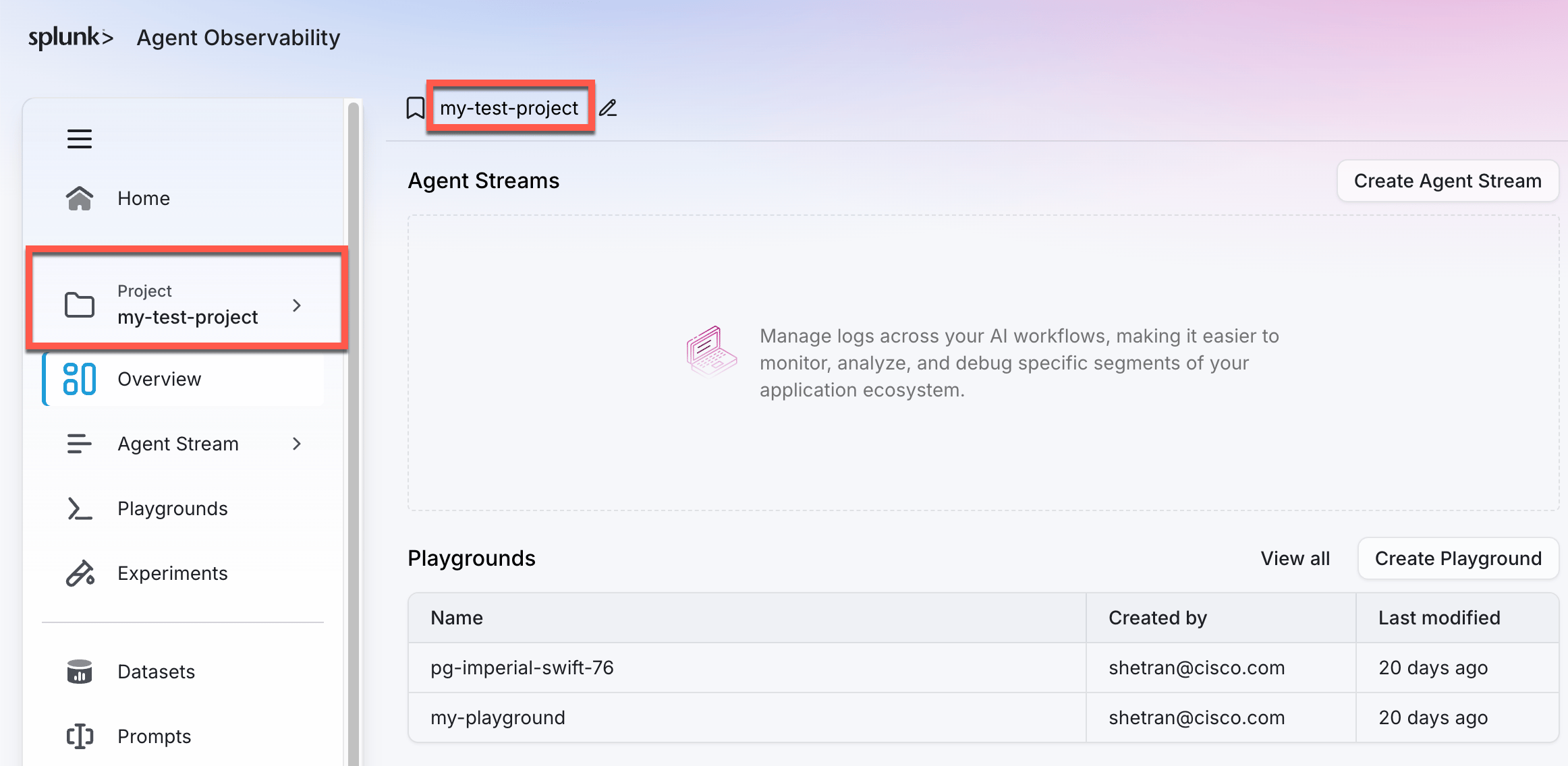 Where to find your project ID