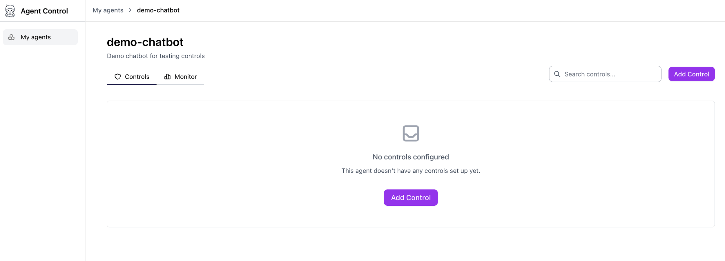 Localhost 4000 UI Quickstart - Agent Control Docs