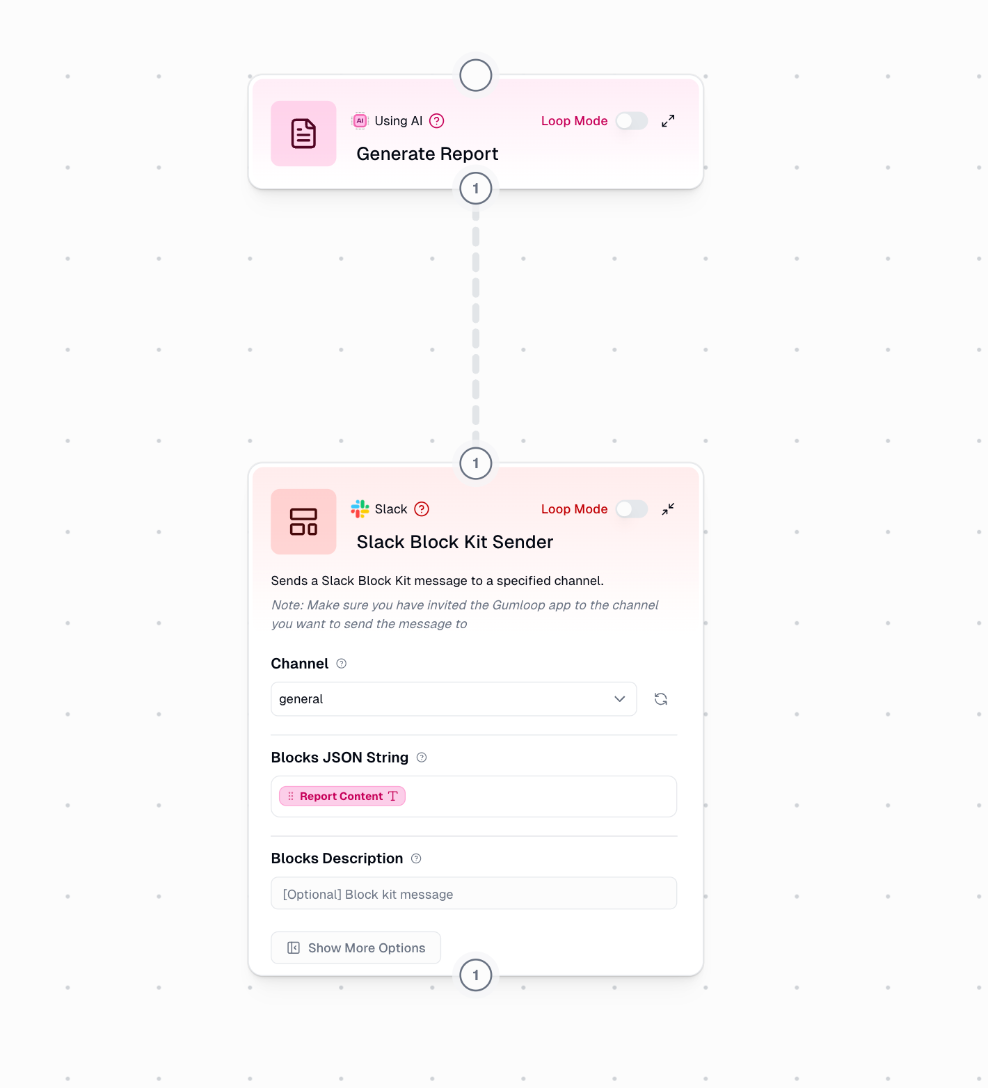Slack Integration Flow