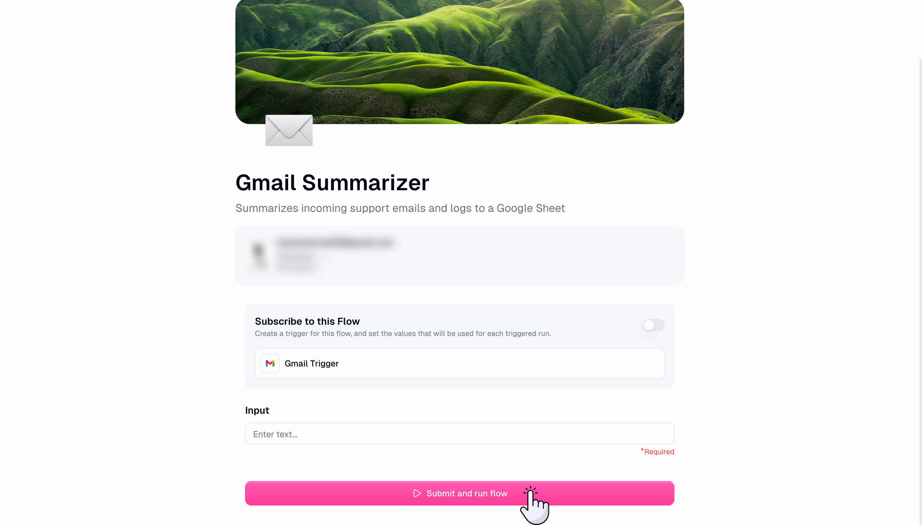 Run Interface Directly
