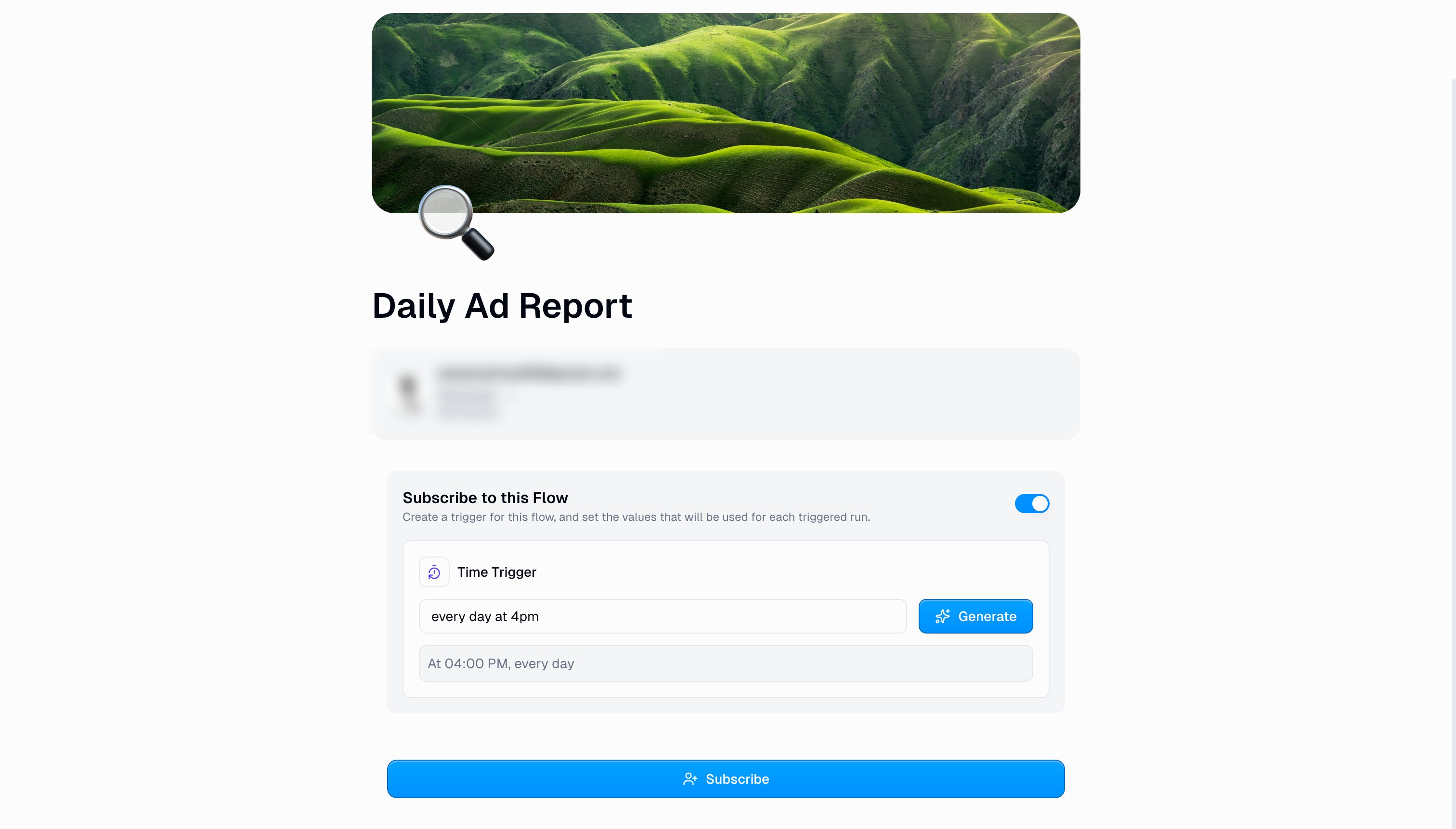 Time-based trigger configuration