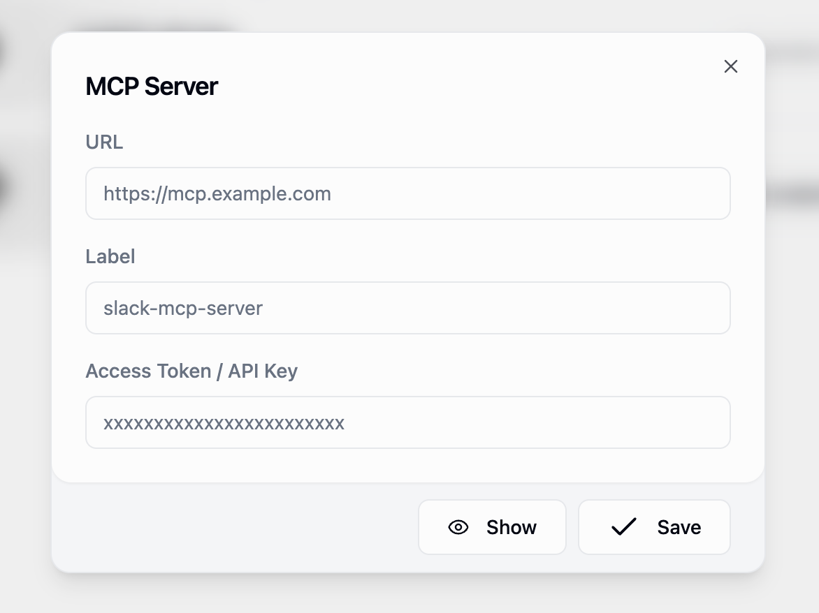 MCP Credentials Setup