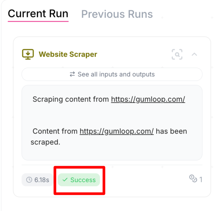 Node status