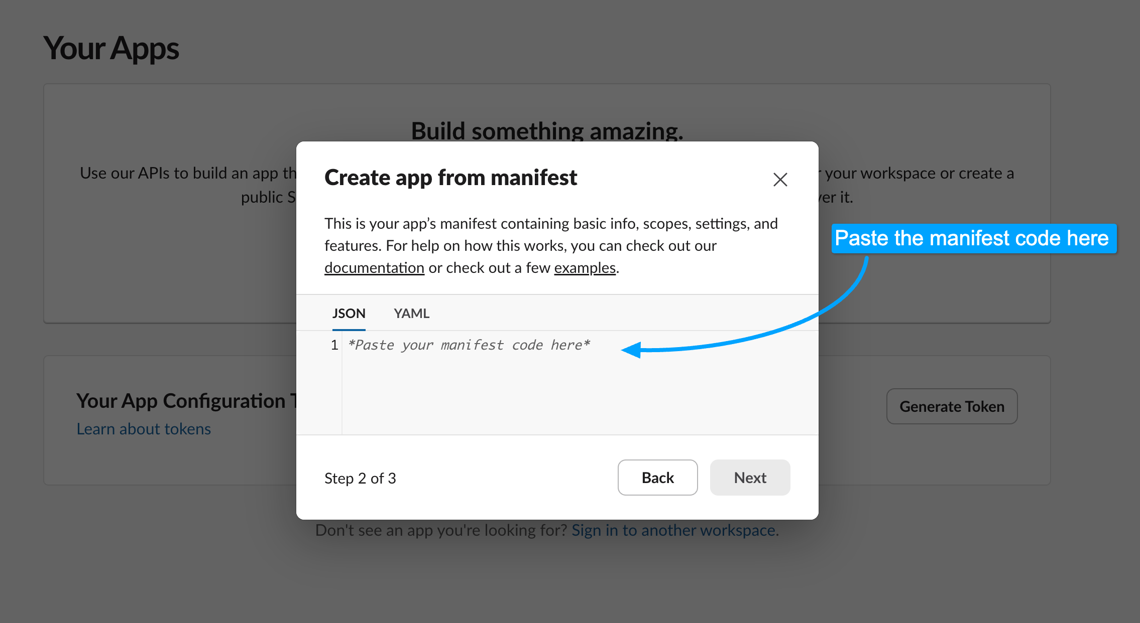 Paste Gumloop's Slack Manifest Code here