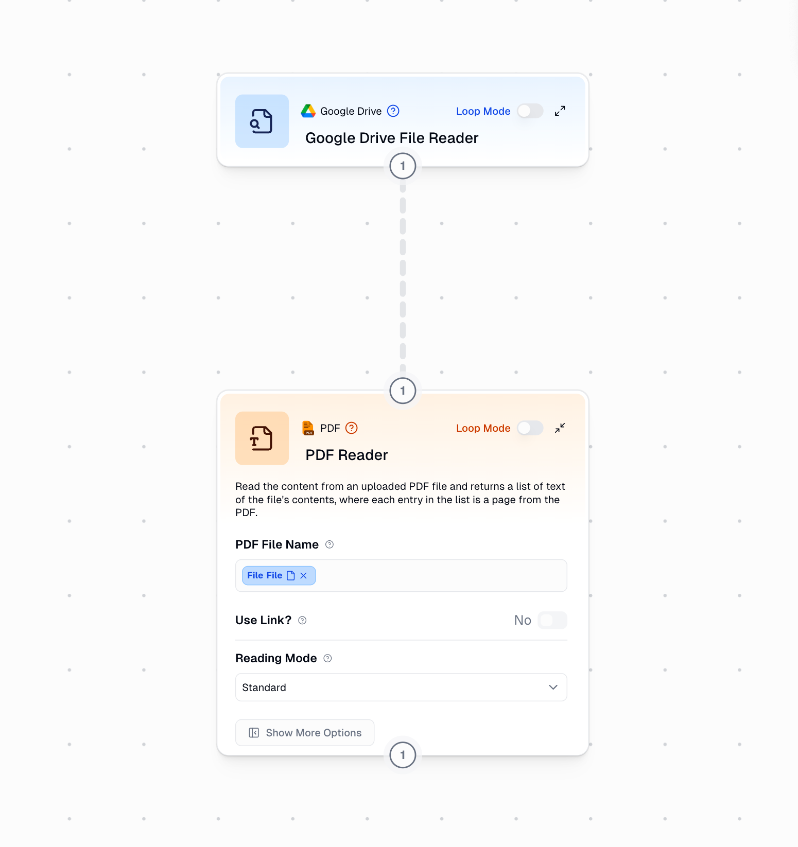 Connect file from Google Drive