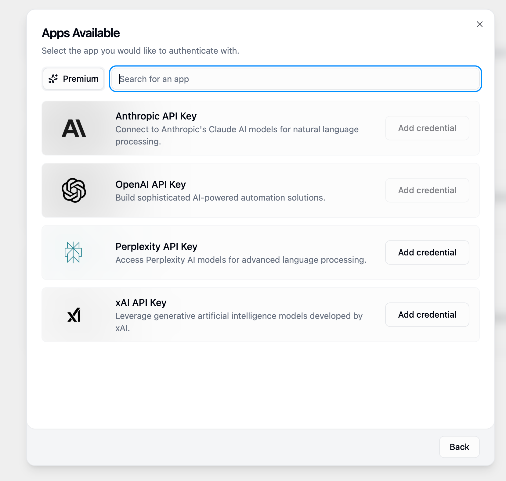 Add AI Organization Credential