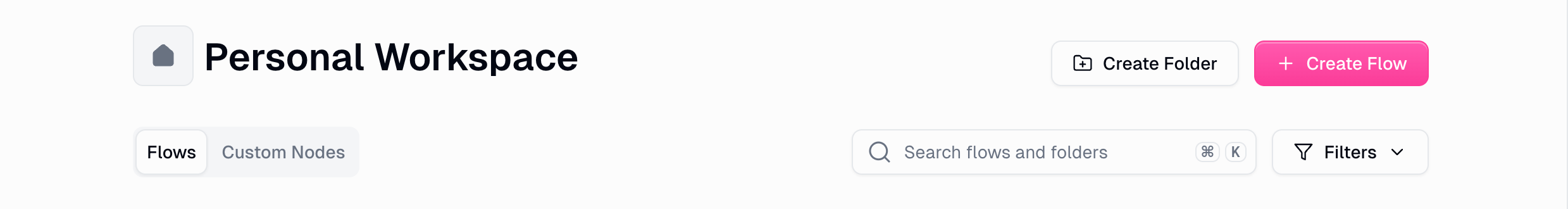 Custom node filter on Hub page