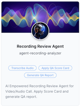 Recording Review Agent