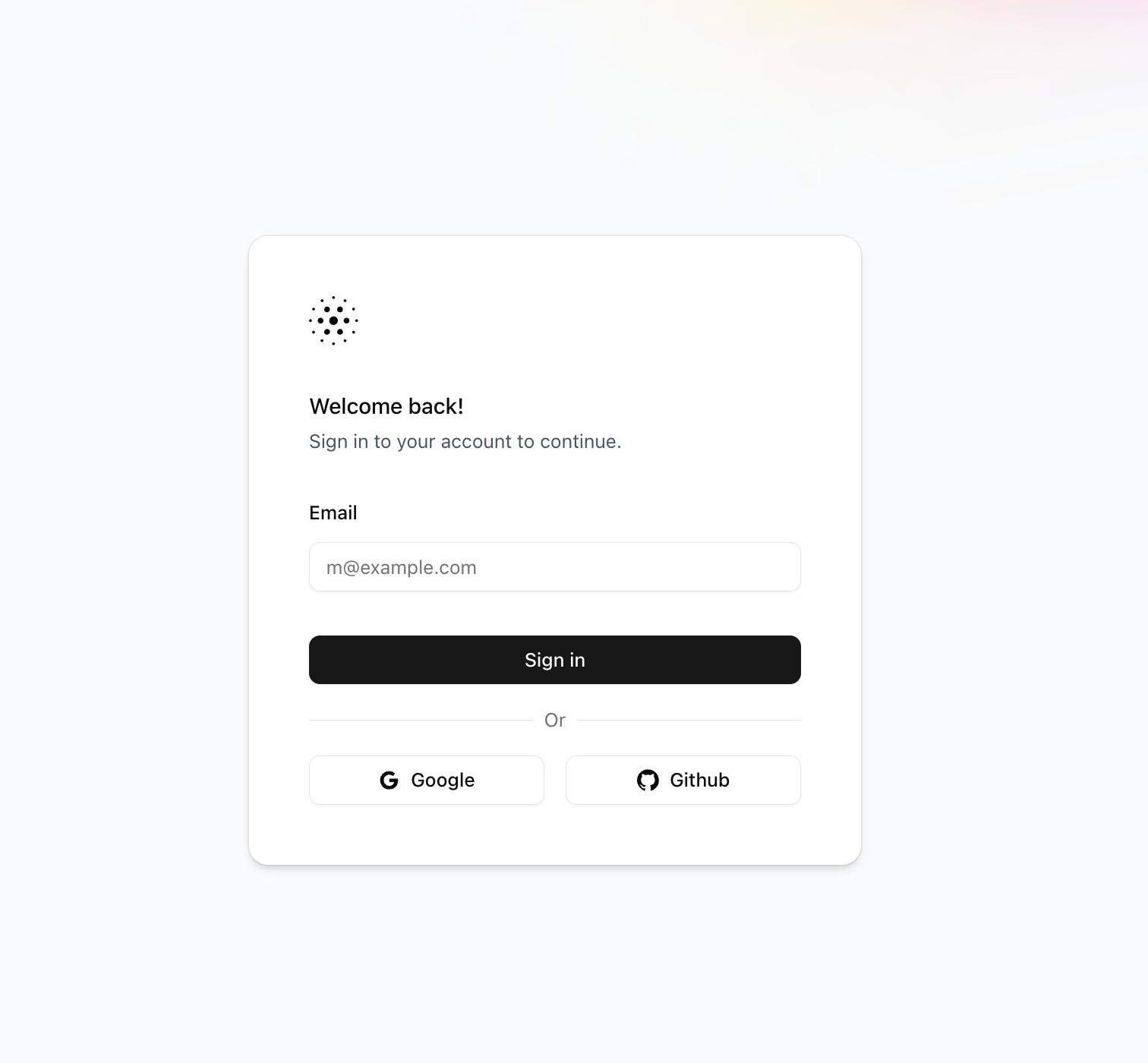 Login Page