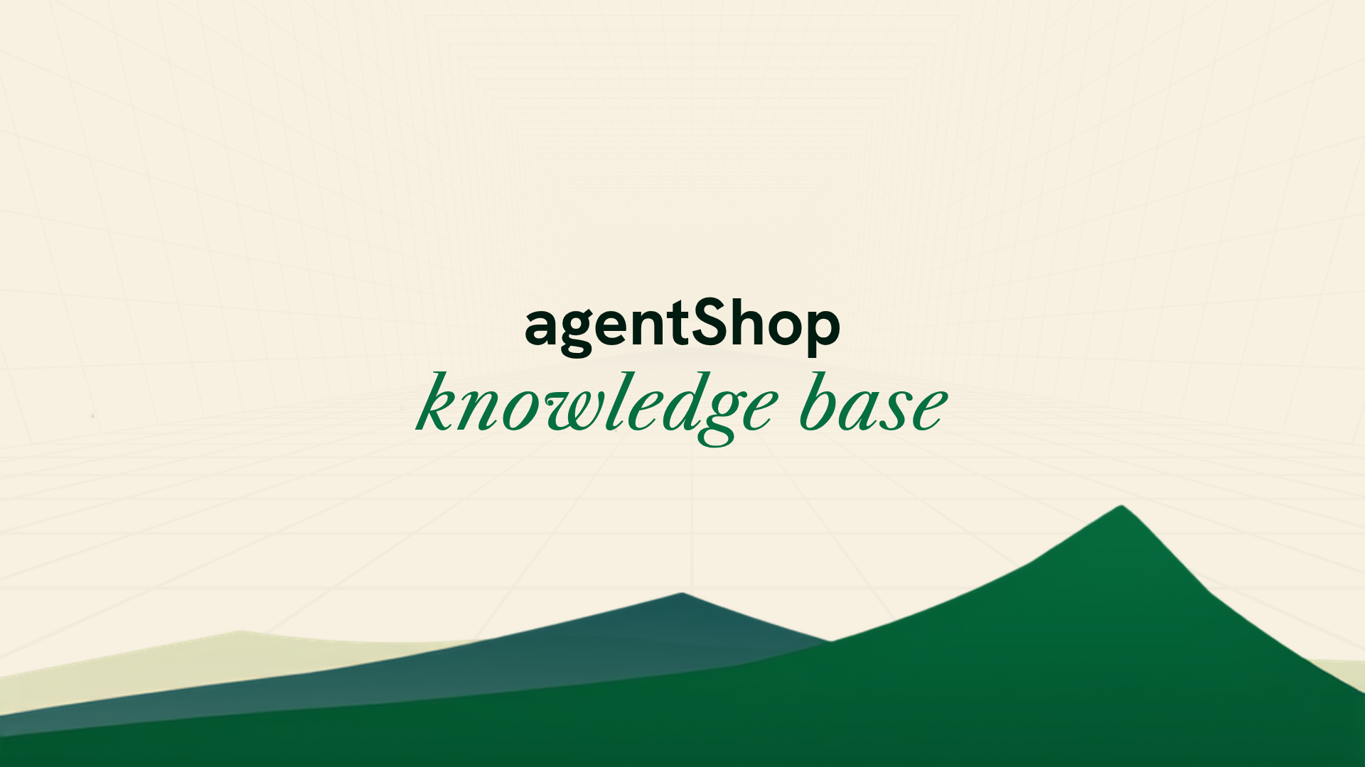 Agent Shop Knowledge Base Hero