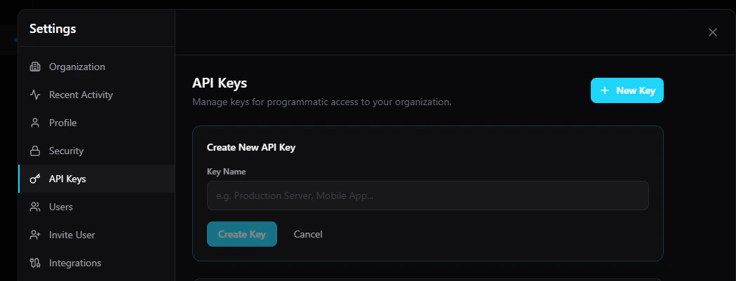 API Keys