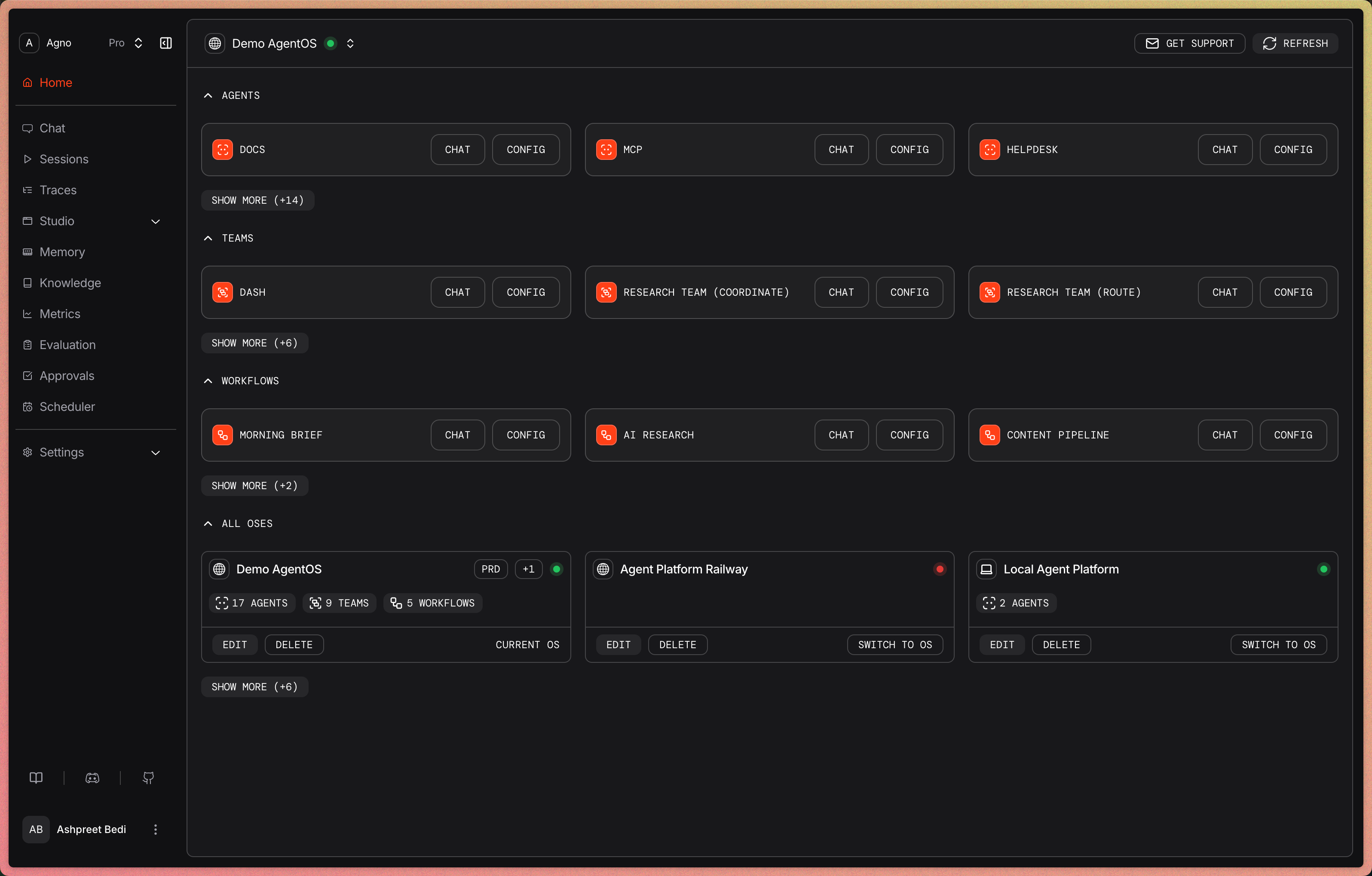 AgentOS UI