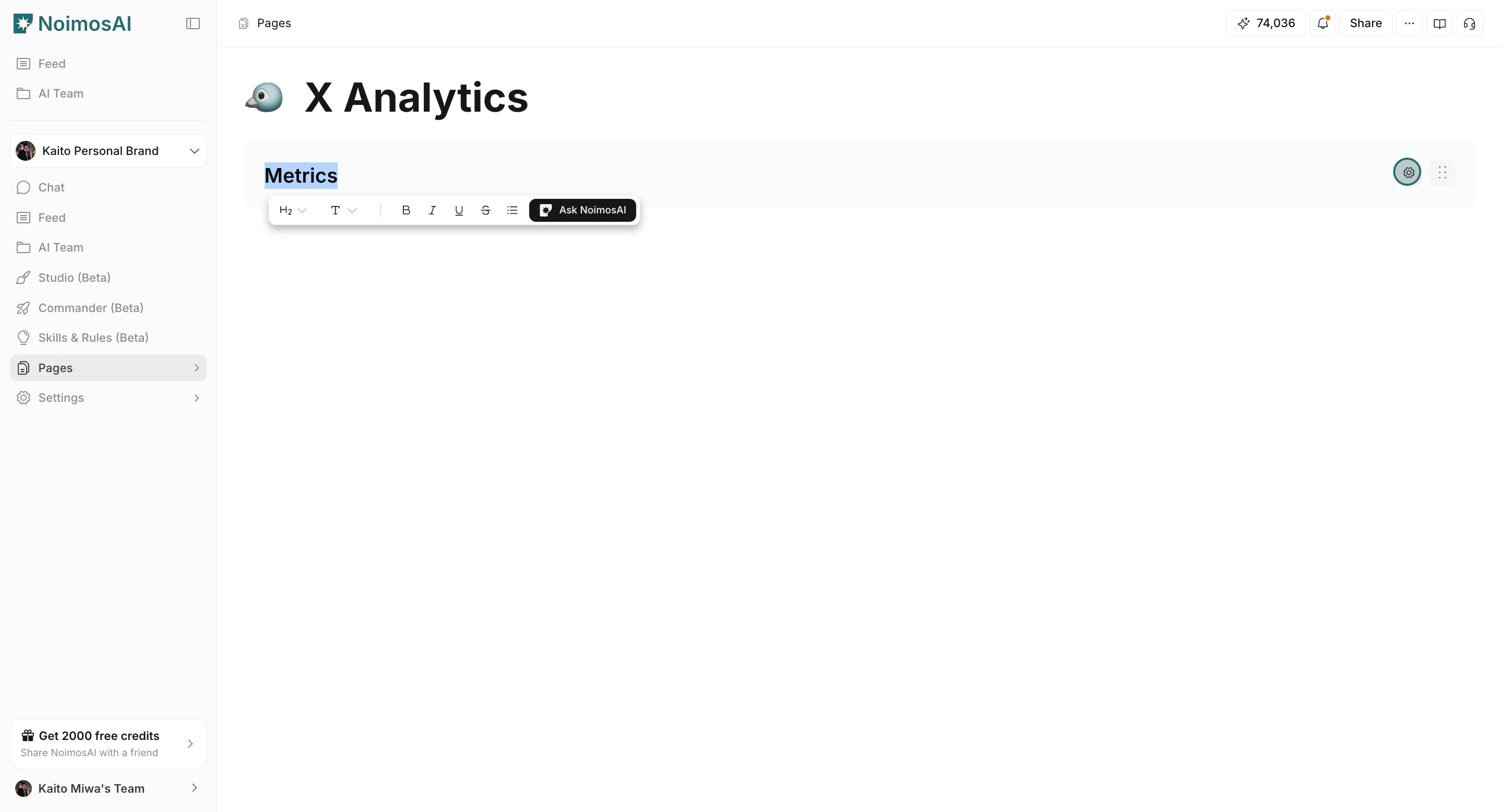 Adjust block display settings