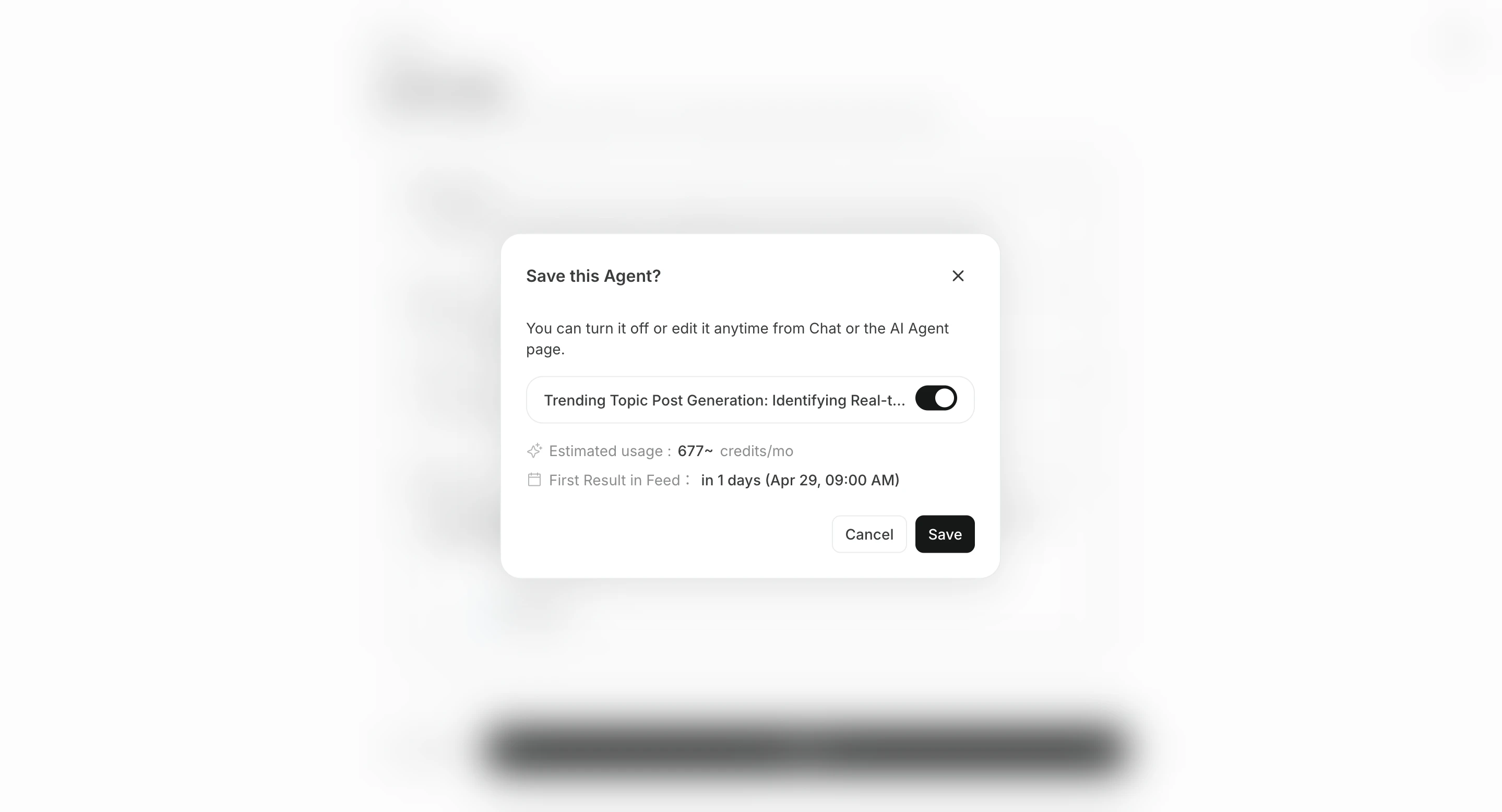Create agent