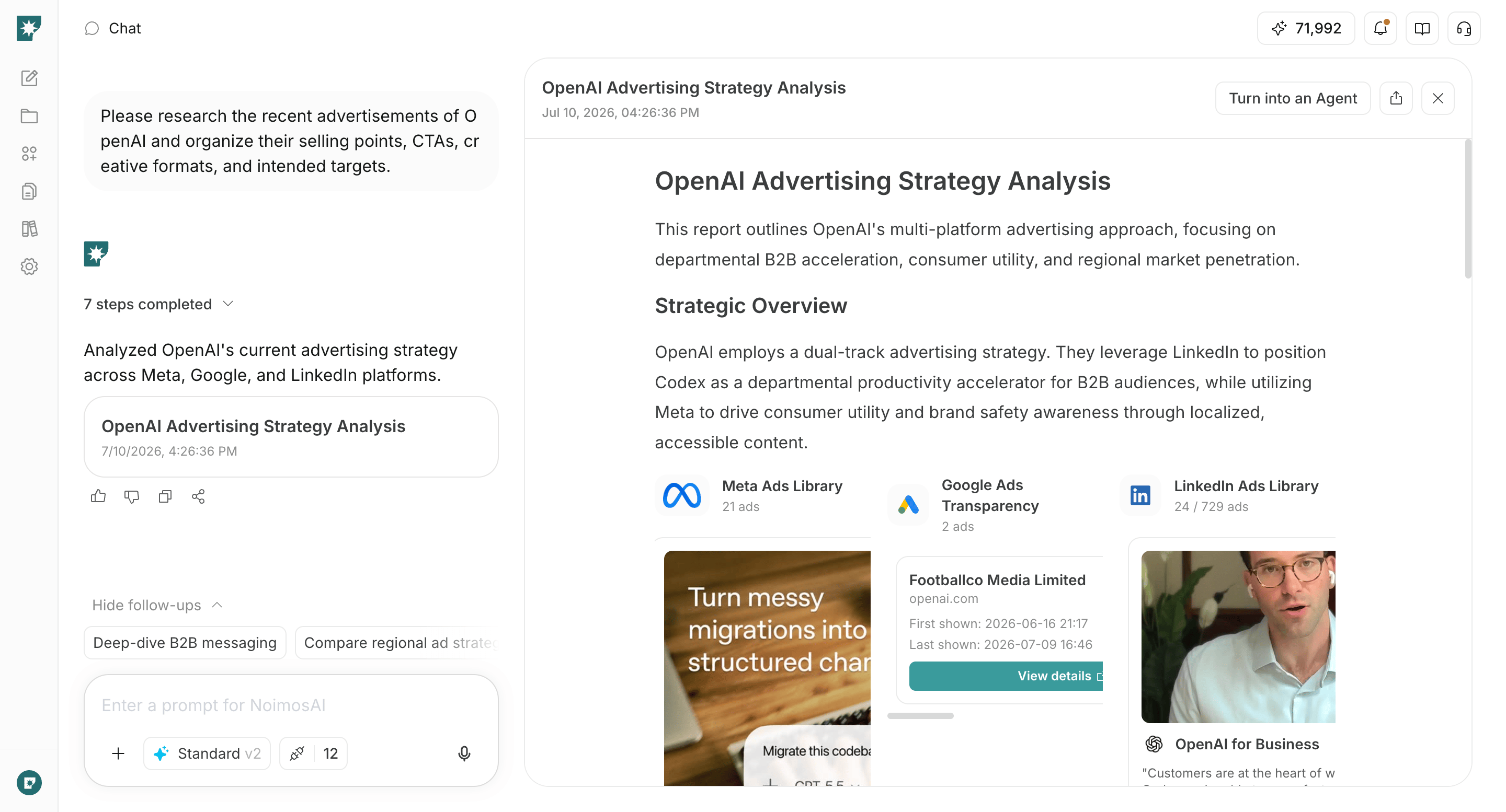 Workflow 1: Competitor Ad Research