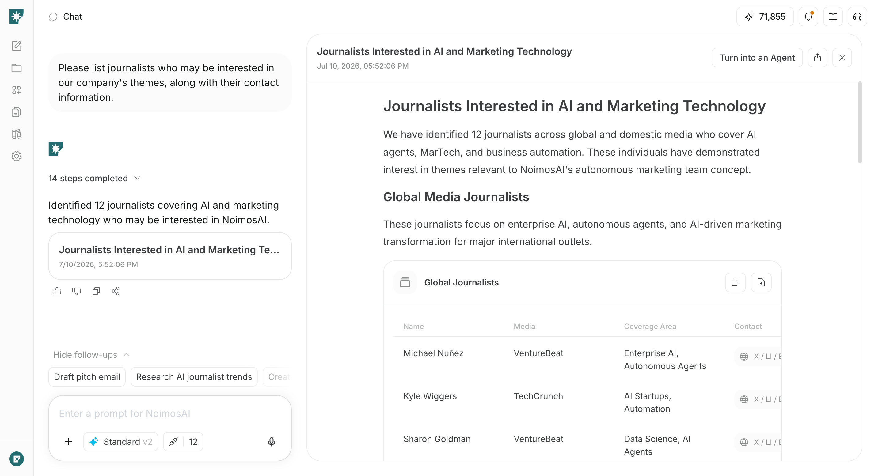 Workflow 2: Media and Contact Research