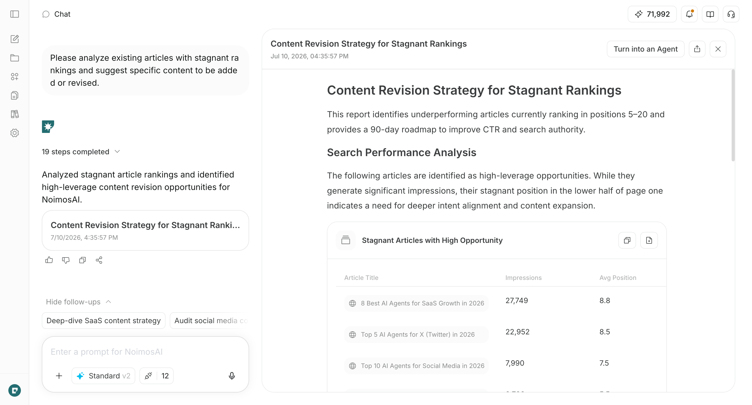 Workflow 3: Content Refresh