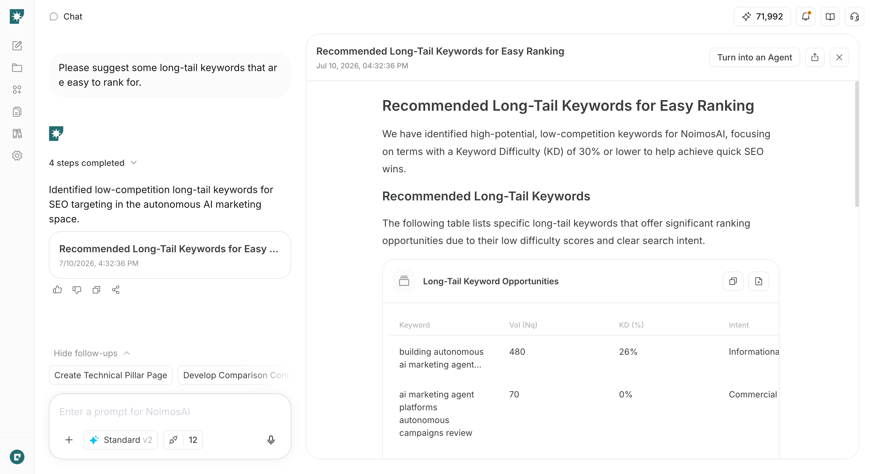 Workflow 1: Keyword Opportunities
