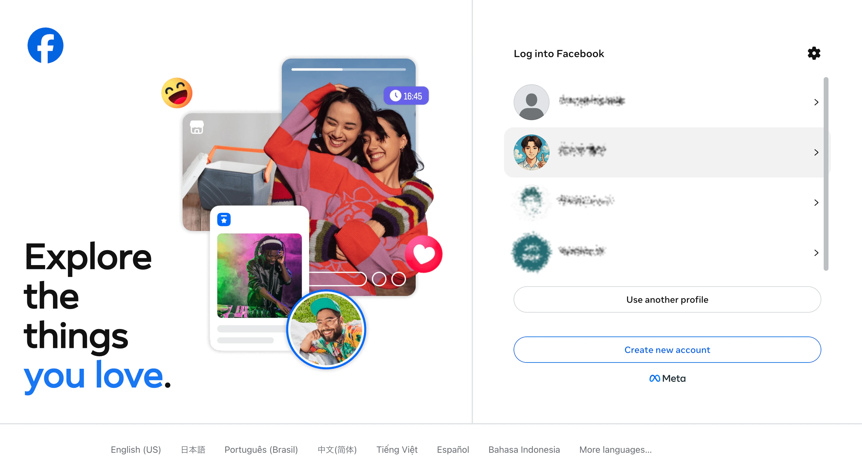 Choose Facebook profile for Instagram authorization flow