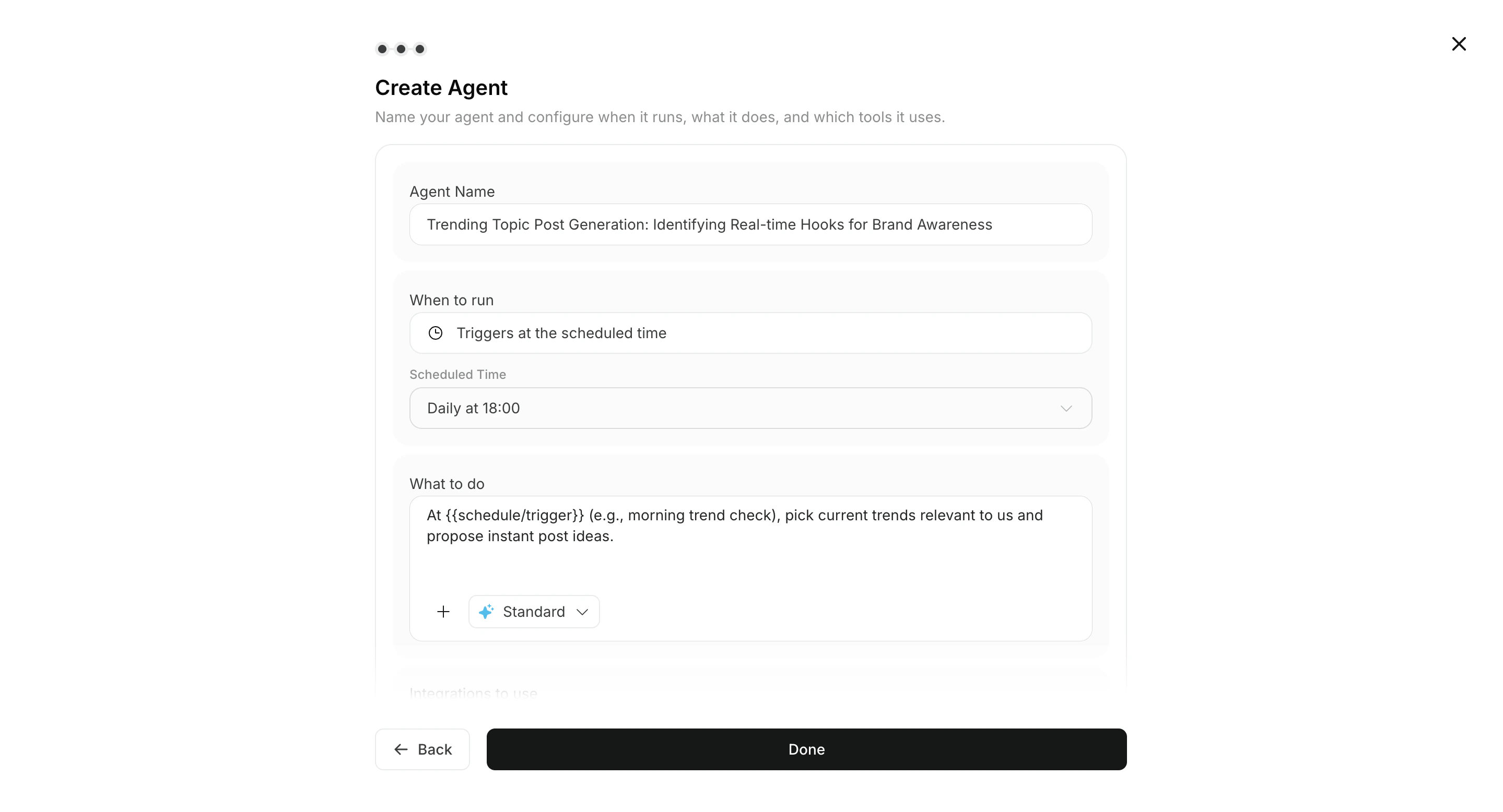 Run conditions and workflow