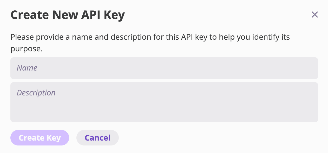 add key