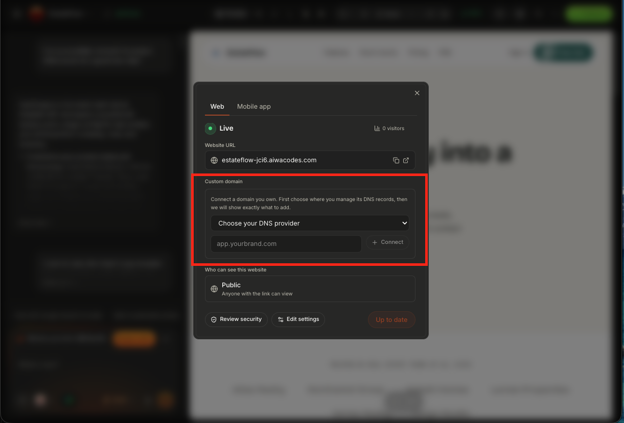 Aiwa Custom Domain