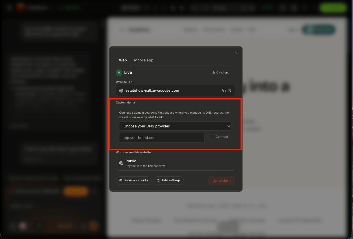 Aiwa Custom Domain