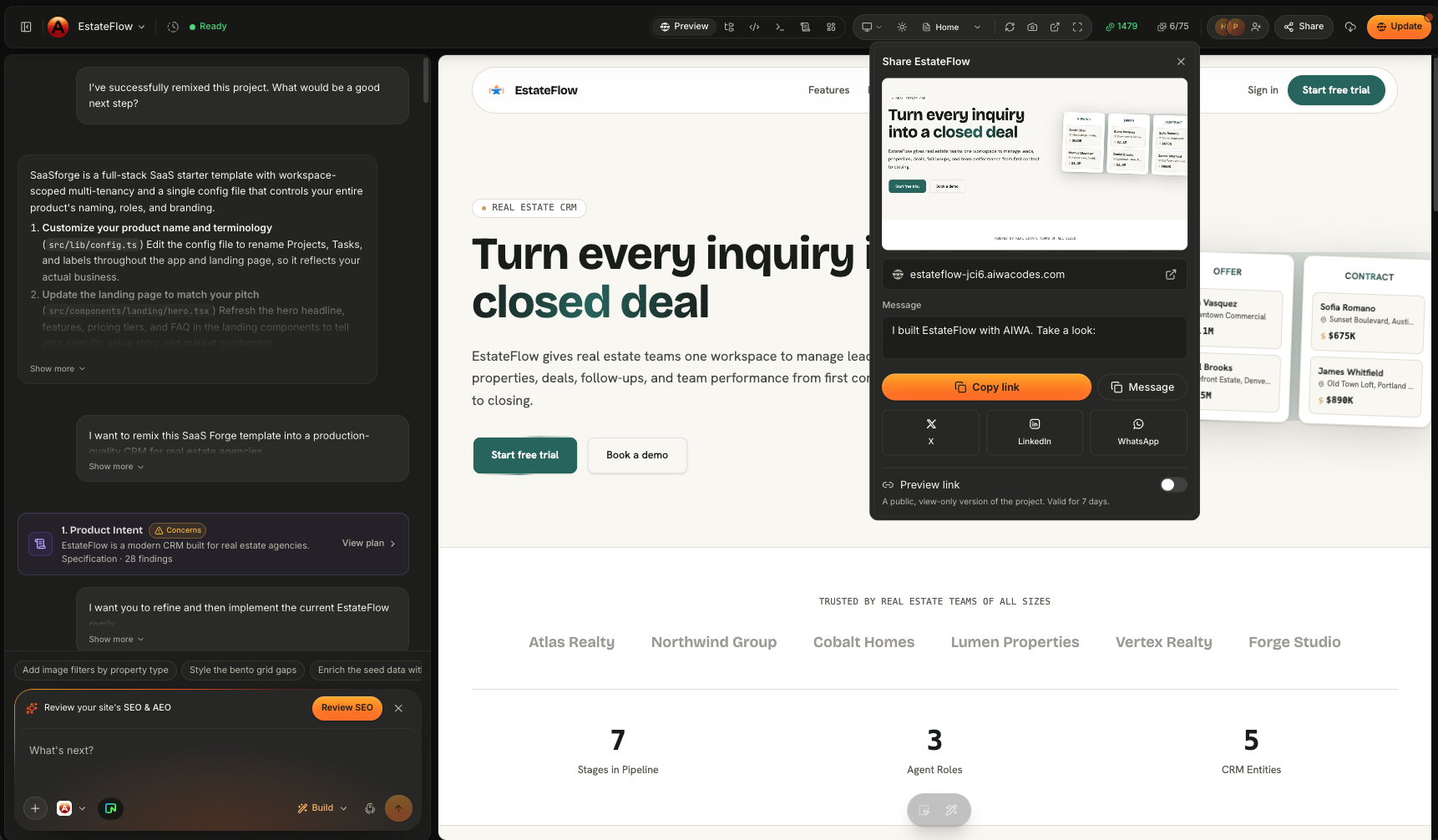 Aiwa Client Sharing