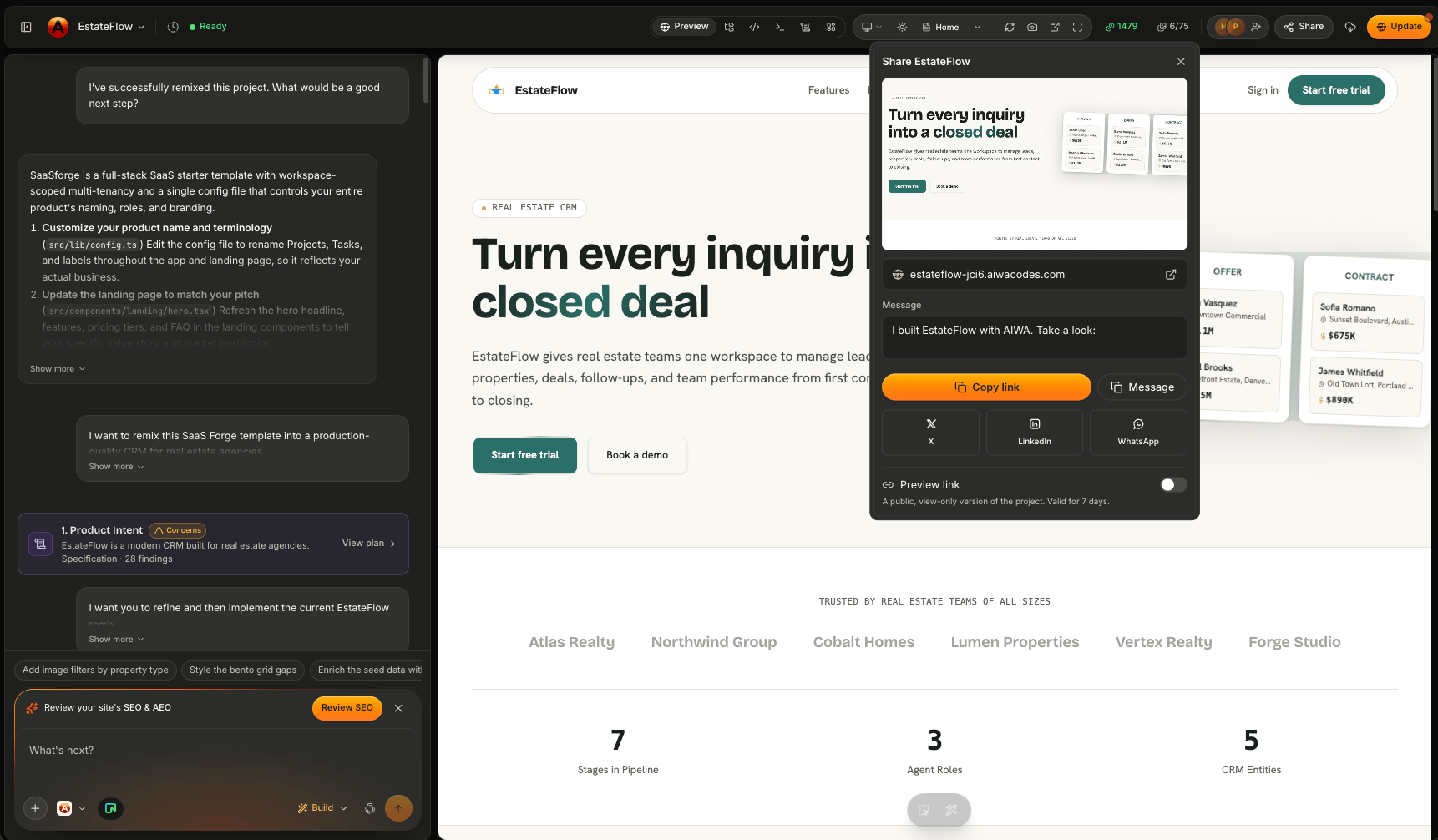 Aiwa Client Sharing