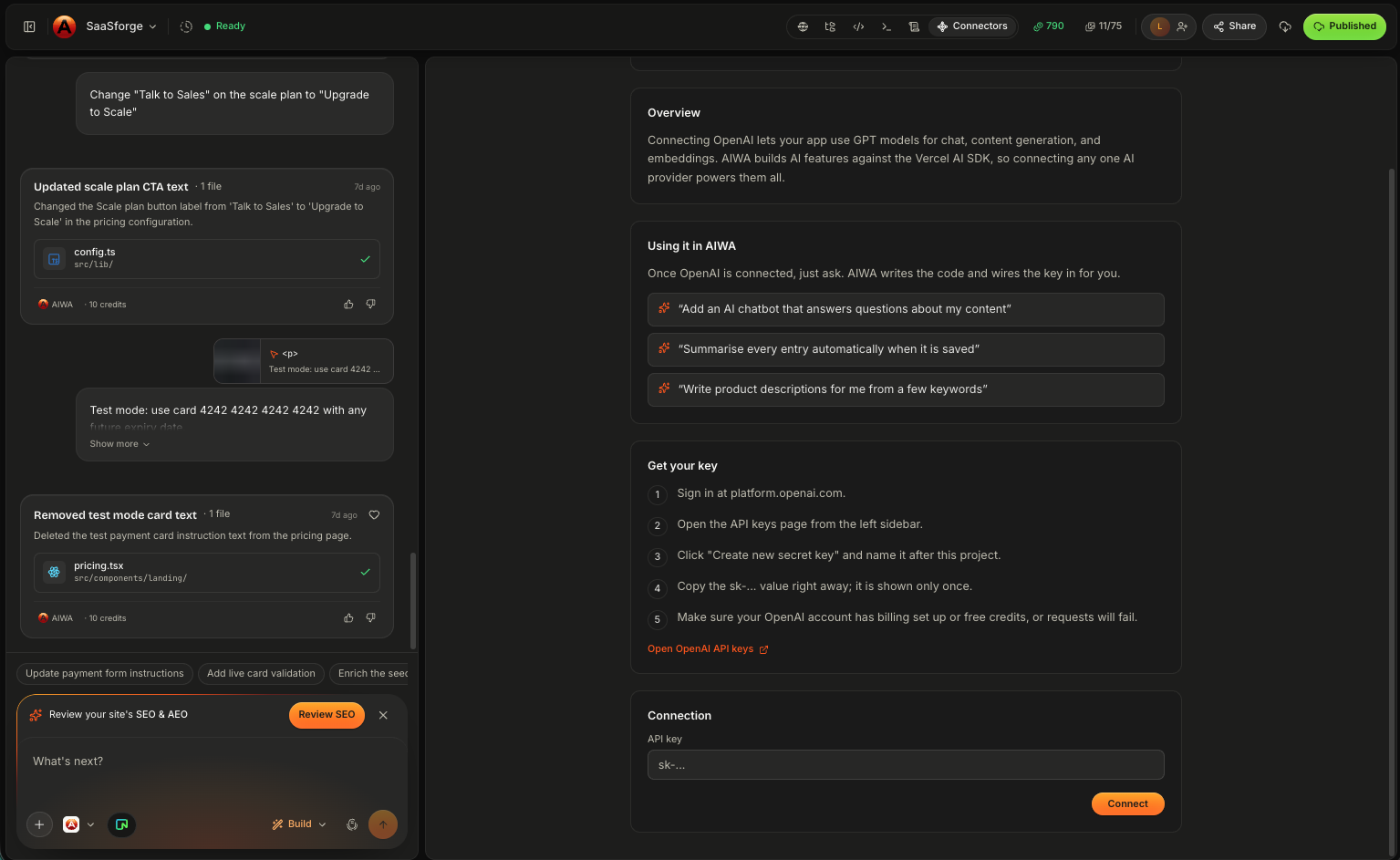 Aiwa Openai Config