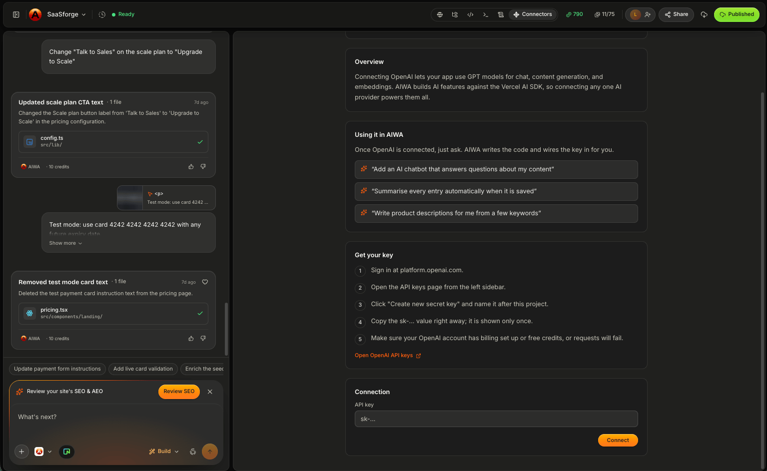 Aiwa Openai Config