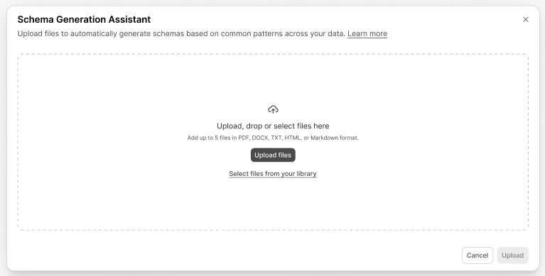 Schema Generation Assistant Pn