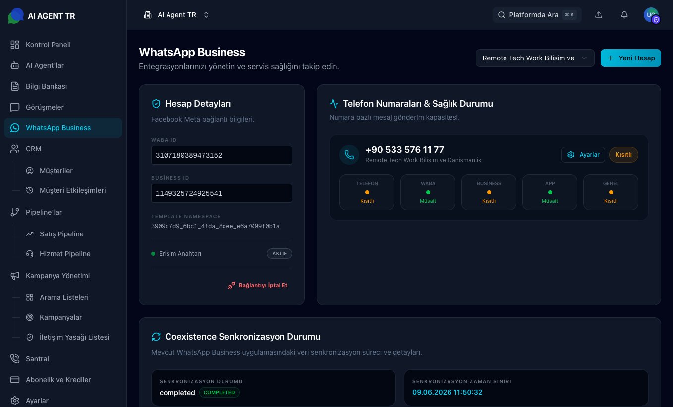WhatsApp hesabı başarıyla bağlandı ekranı