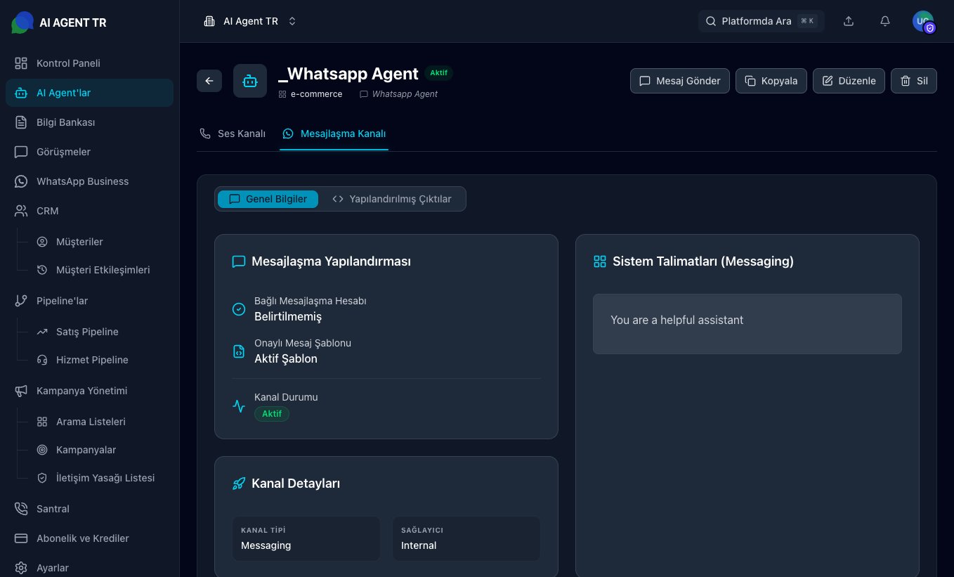 AI Agent WhatsApp şablon seçimi