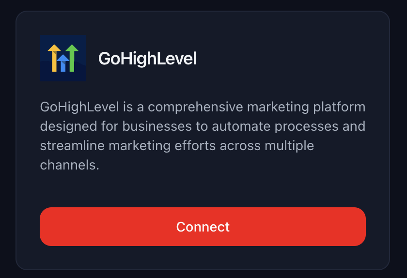 Find GoHighLevel integration