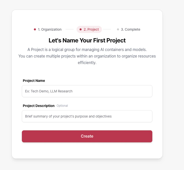 Create a project
