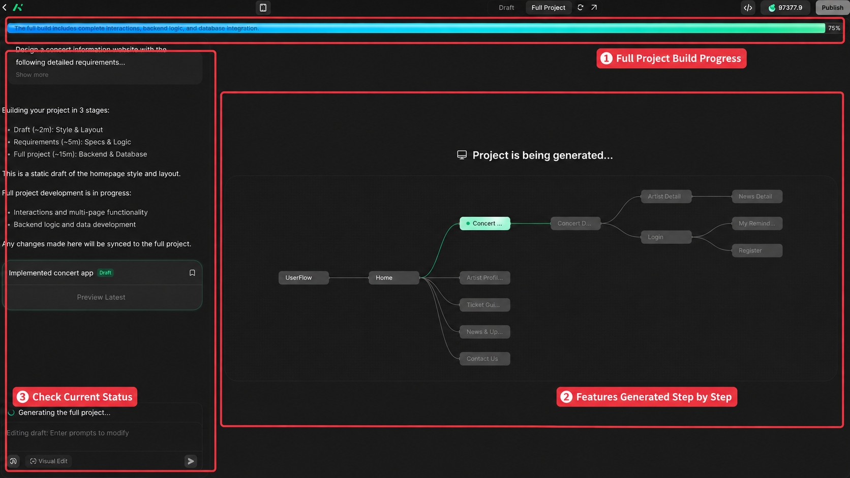 Full Project generating